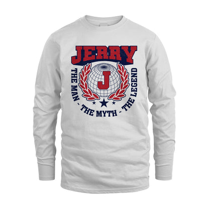 The Man The Myth The Legend Logo Shirt JERRY M1-30