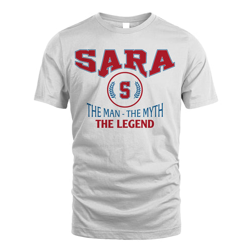 The Man The Myth The Legend Jet Style Shirt SARA M1-9