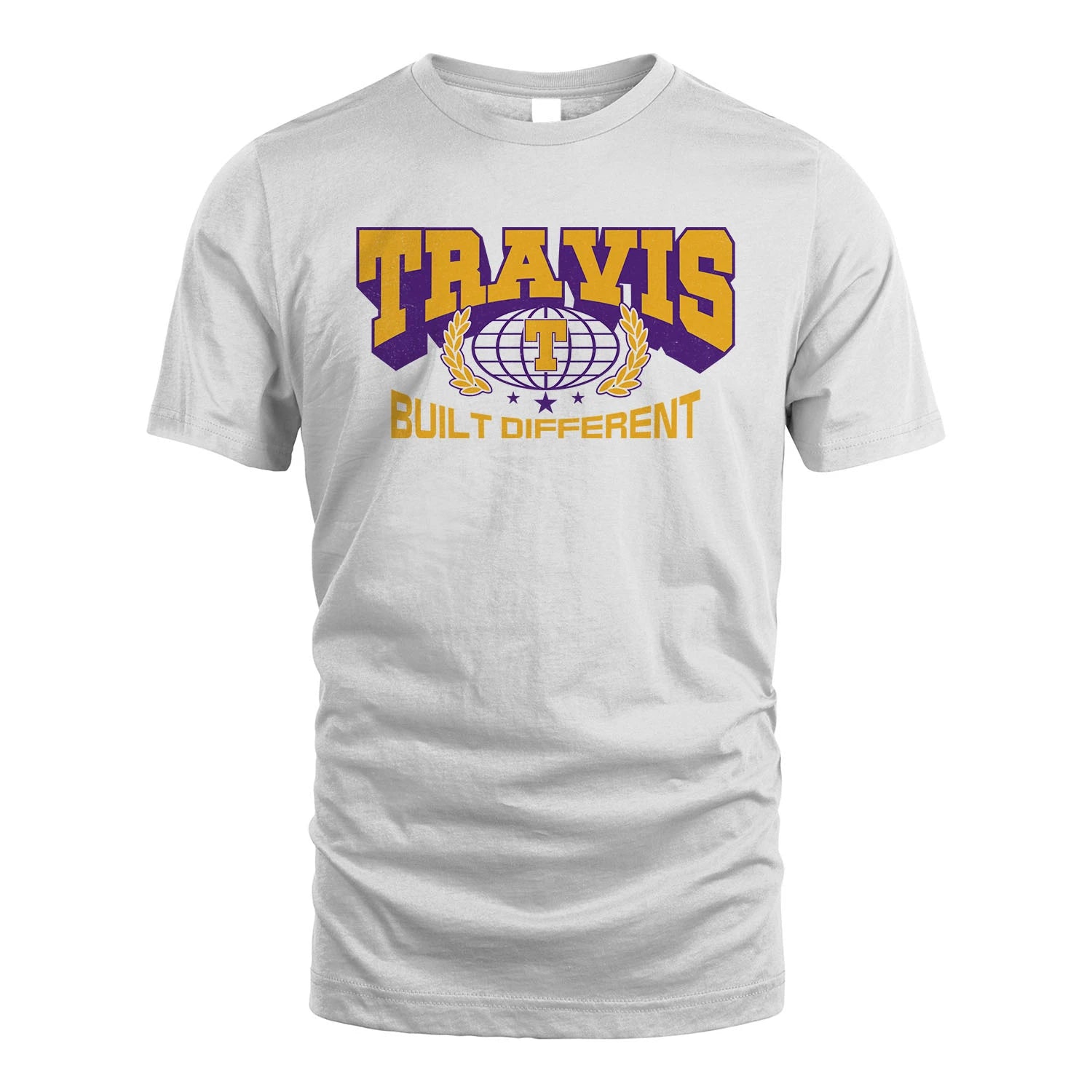 Your Name Built Different Sporty Shirt TRAVIS M1-32