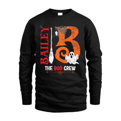 The Boo Crew Halloween With Your Name Shirt BAILEY M1-23