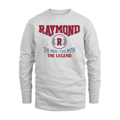The Man The Myth The Legend Jet Style Shirt RAYMOND M1-9