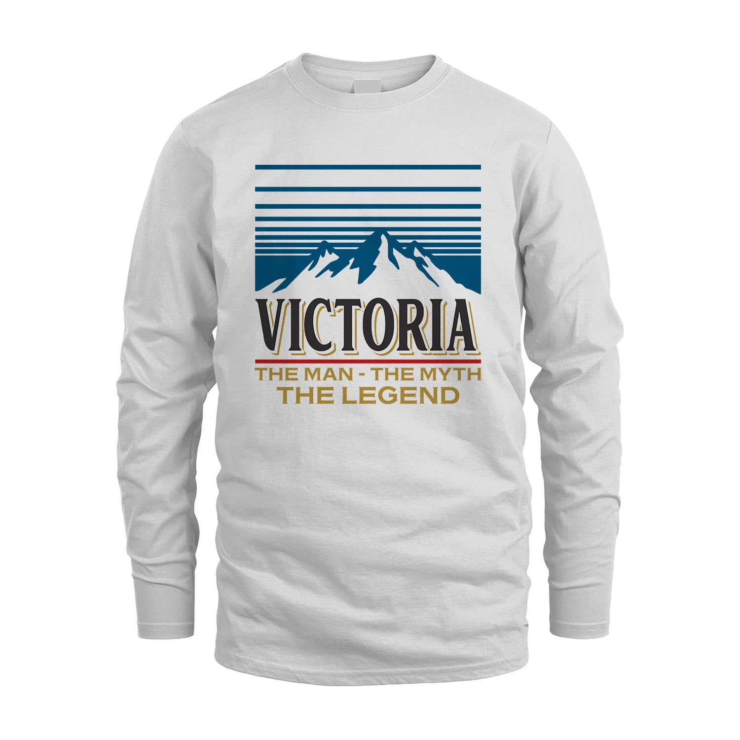 The Man The Myth The Legend Vintage Mountain Shirt VICTORIA M1-19