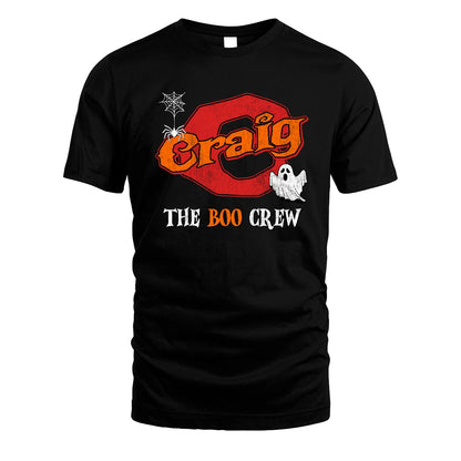 The Boo Crew Halloween Custom Name Shirt CRAIG M1-22