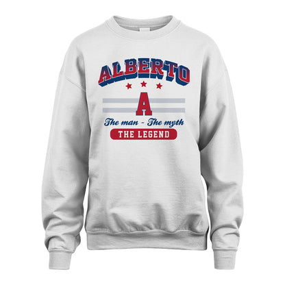 The Man The Myth The Legend With Your Name Shirt ALBERTO M1-35