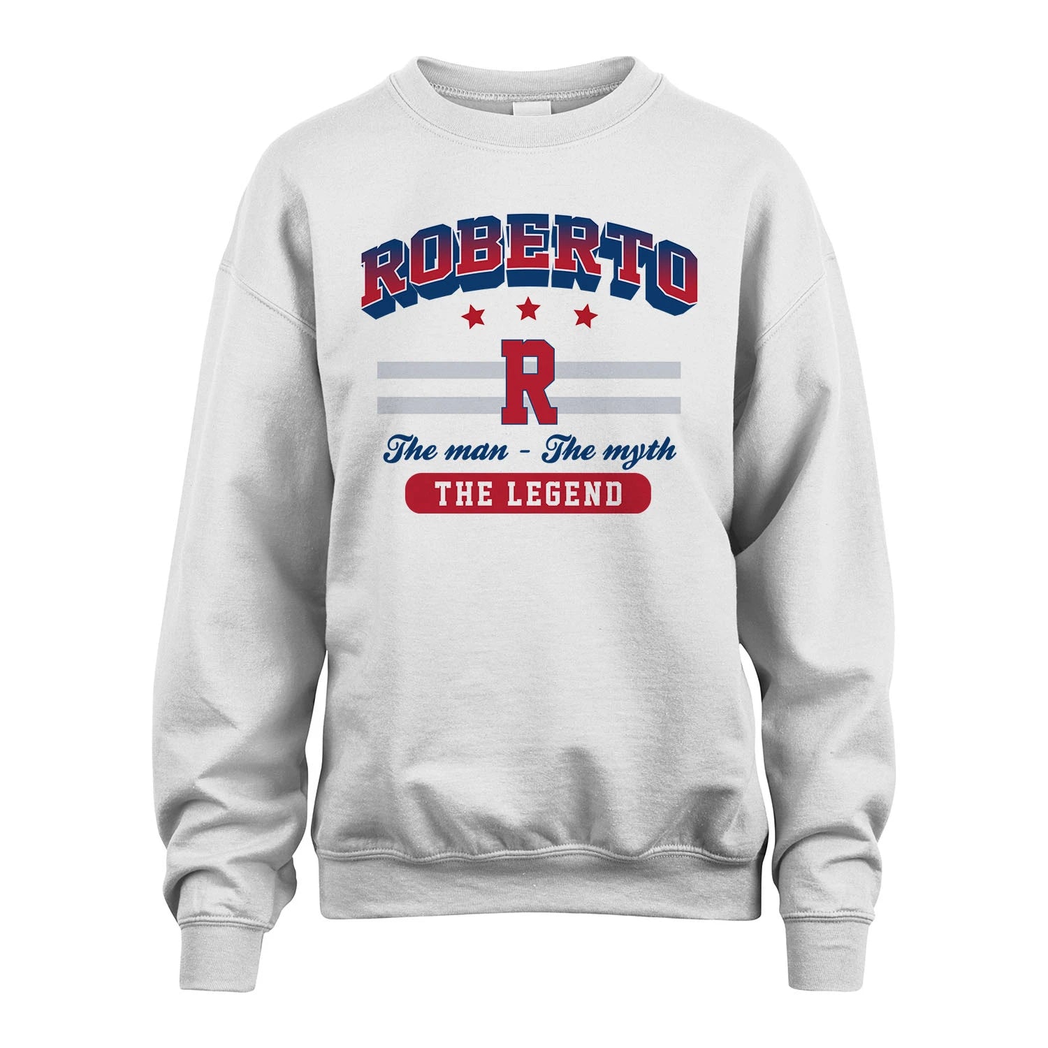 The Man The Myth The Legend With Your Name Shirt ROBERTO M1-35