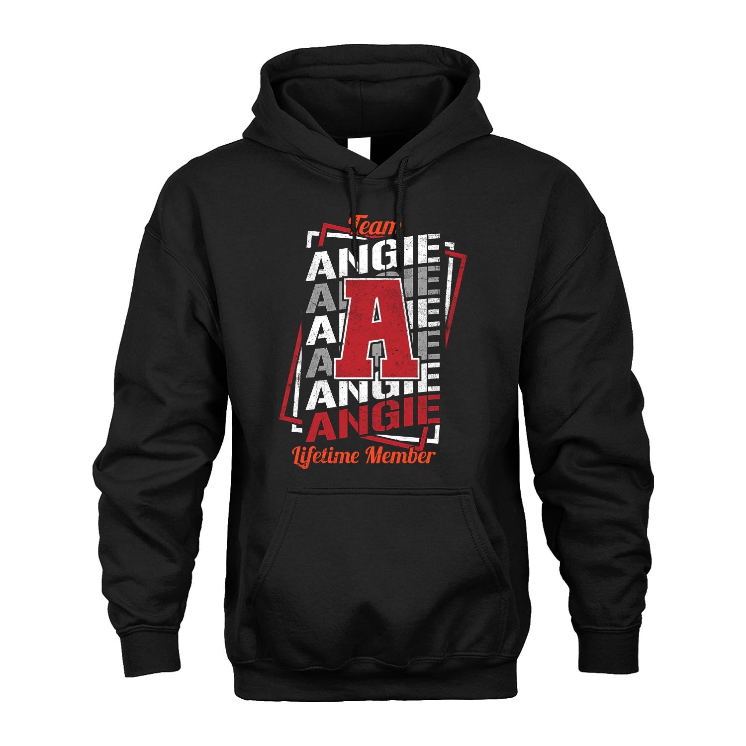 Team Your Name Lifetime Member Sporty Shirt ANGIE M1-25