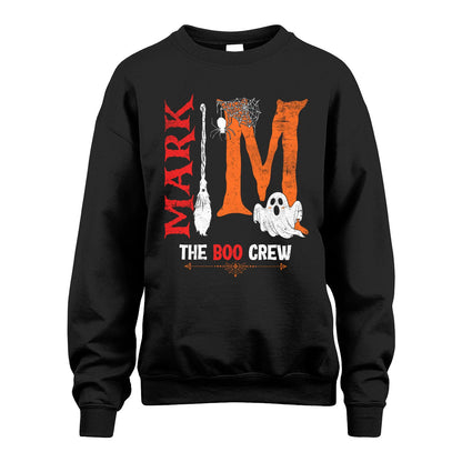 The Boo Crew Halloween With Your Name Shirt MARK M1-23
