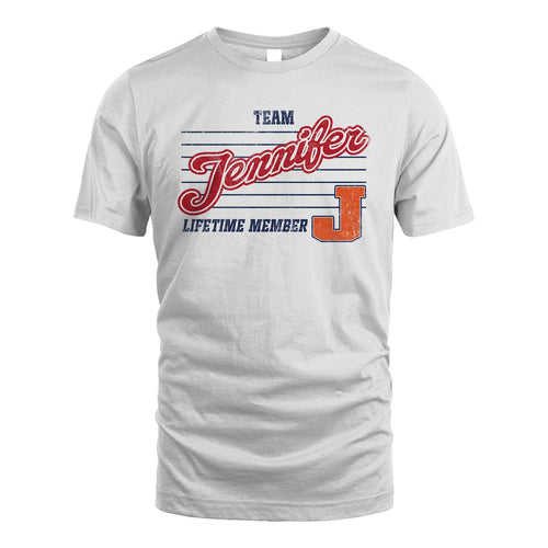 Team Your Name Lifetime Member Vintage Shirt JENNIFER M1-24