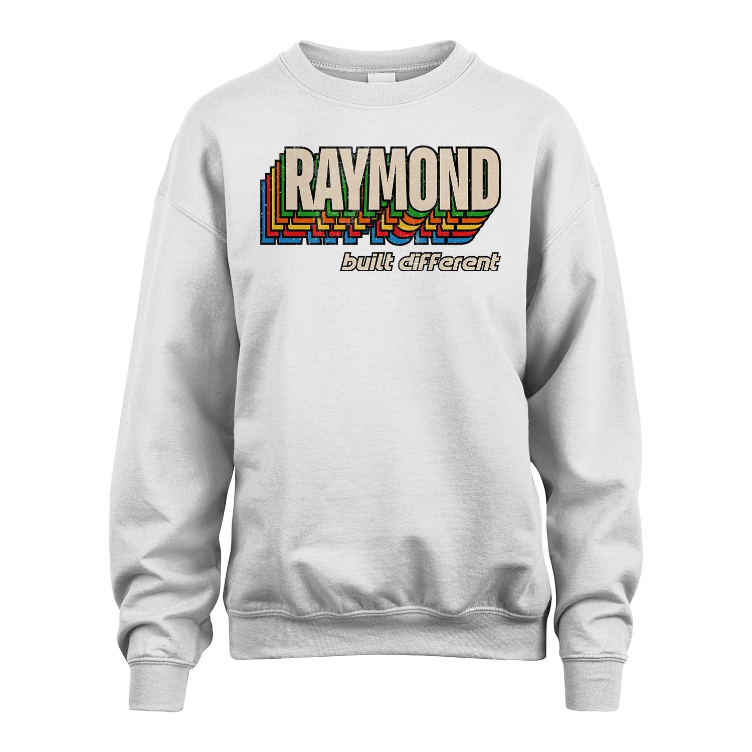 Your Name Built Different Retro Shirt RAYMOND M1-26