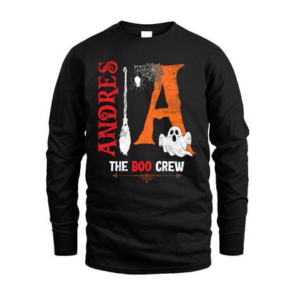 The Boo Crew Halloween With Your Name Shirt ANDRES M1-23