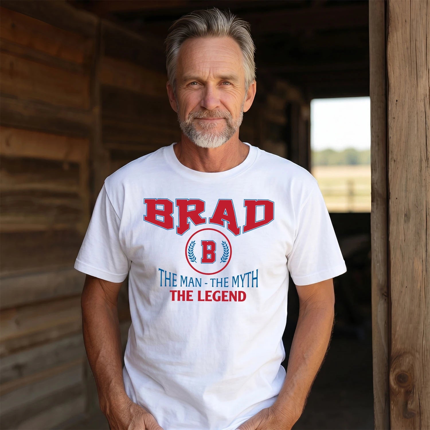 The Man The Myth The Legend Jet Style Shirt BRAD M1-9