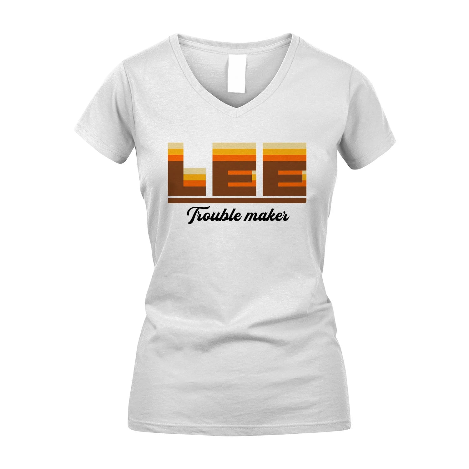 Your Name Trouble Maker Funny Shirt LEE M1-34
