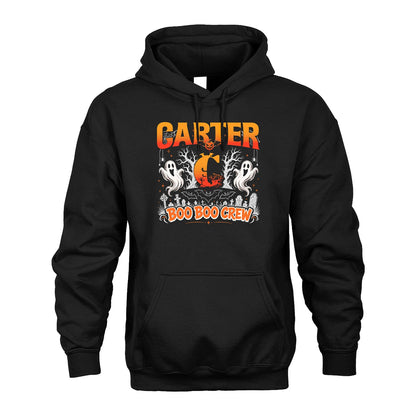 Boo Boo Crew Halloween Custom Name Shirt CARTER M1-28