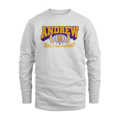 Your Name Built Different Sporty Shirt ANDREW M1-32
