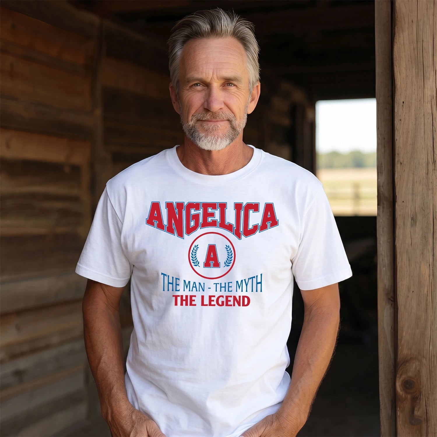 The Man The Myth The Legend Jet Style Shirt ANGELICA M1-9