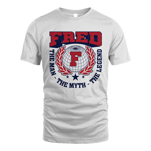 The Man The Myth The Legend Logo Shirt FRED M1-30