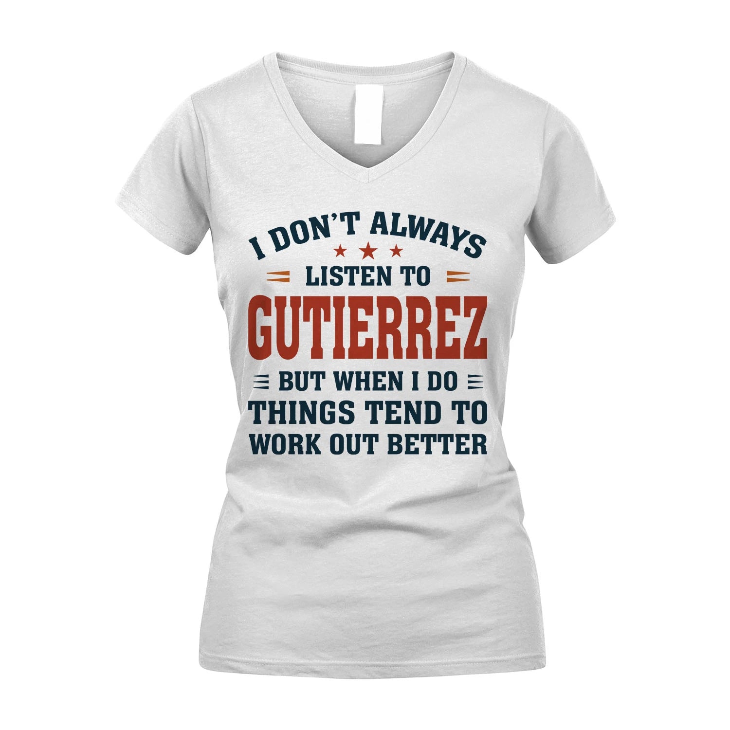 I Don't Always Listen To... GUTIERREZ M1-2