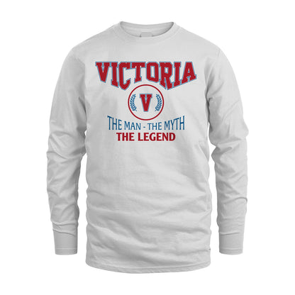 The Man The Myth The Legend Jet Style Shirt VICTORIA M1-9