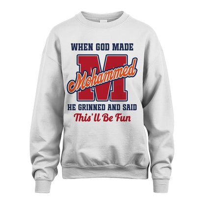 God Made Your Name Custom Shirt MOHAMMED M1-16