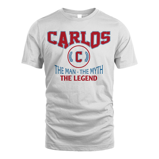 The Man The Myth The Legend Jet Style Shirt CARLOS M1-9