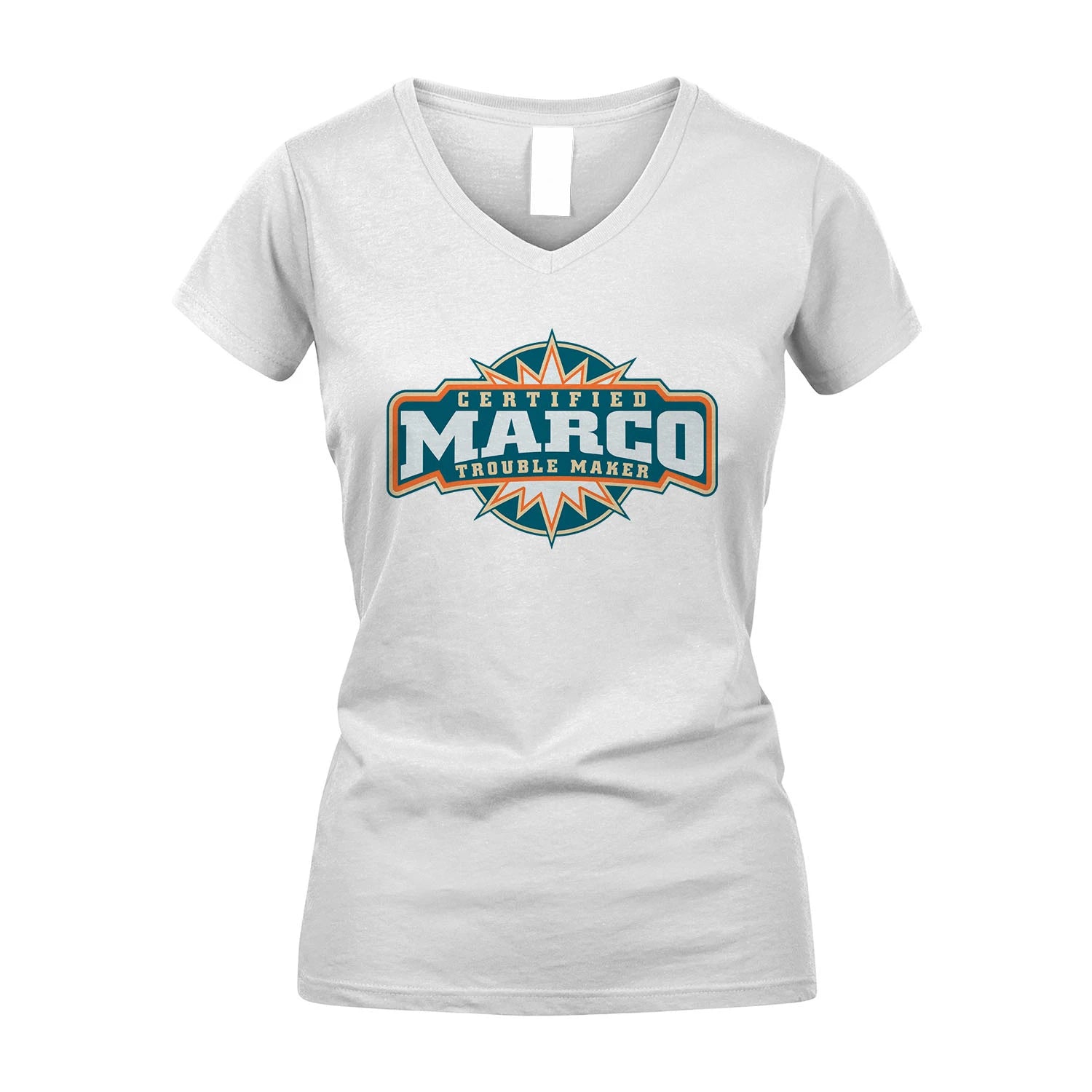 Certified Your Name Trouble Maker Shirt MARCO M1-36