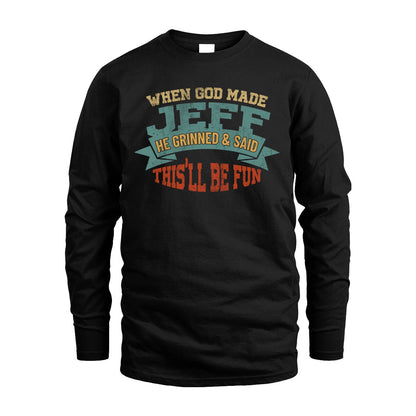 The Man The Myth The Legend Sporty Shirt JEFF M1-15