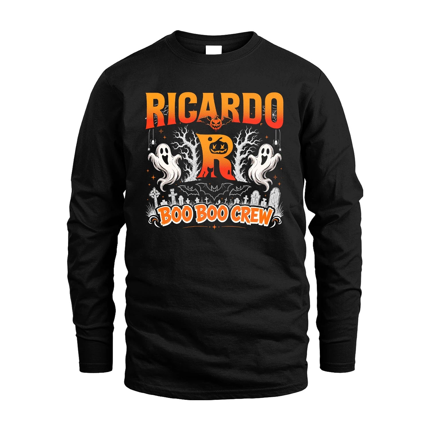Boo Boo Crew Halloween Custom Name Shirt RICARDO M1-28