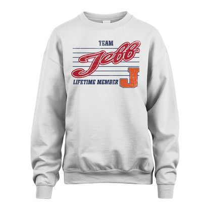 Team Your Name Lifetime Member Vintage Shirt JEFF M1-24