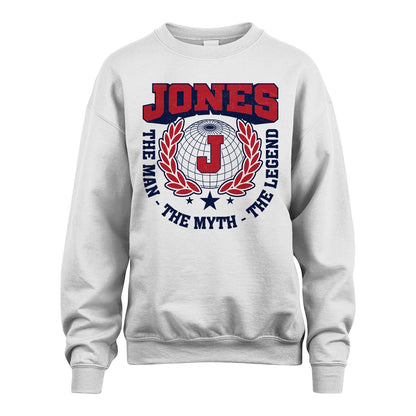 The Man The Myth The Legend Logo Shirt JONES M1-30
