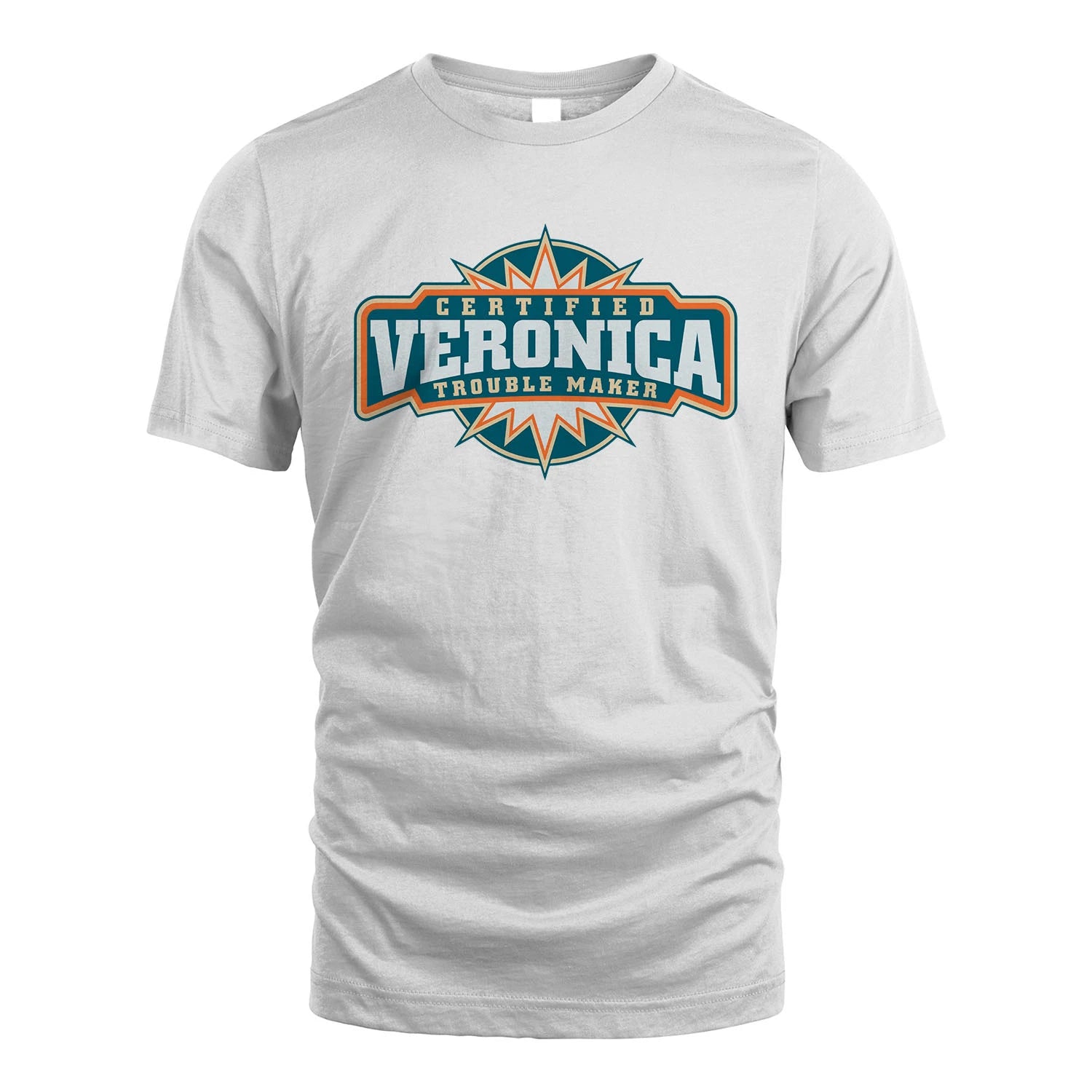 Certified Your Name Trouble Maker Shirt VERONICA M1-36