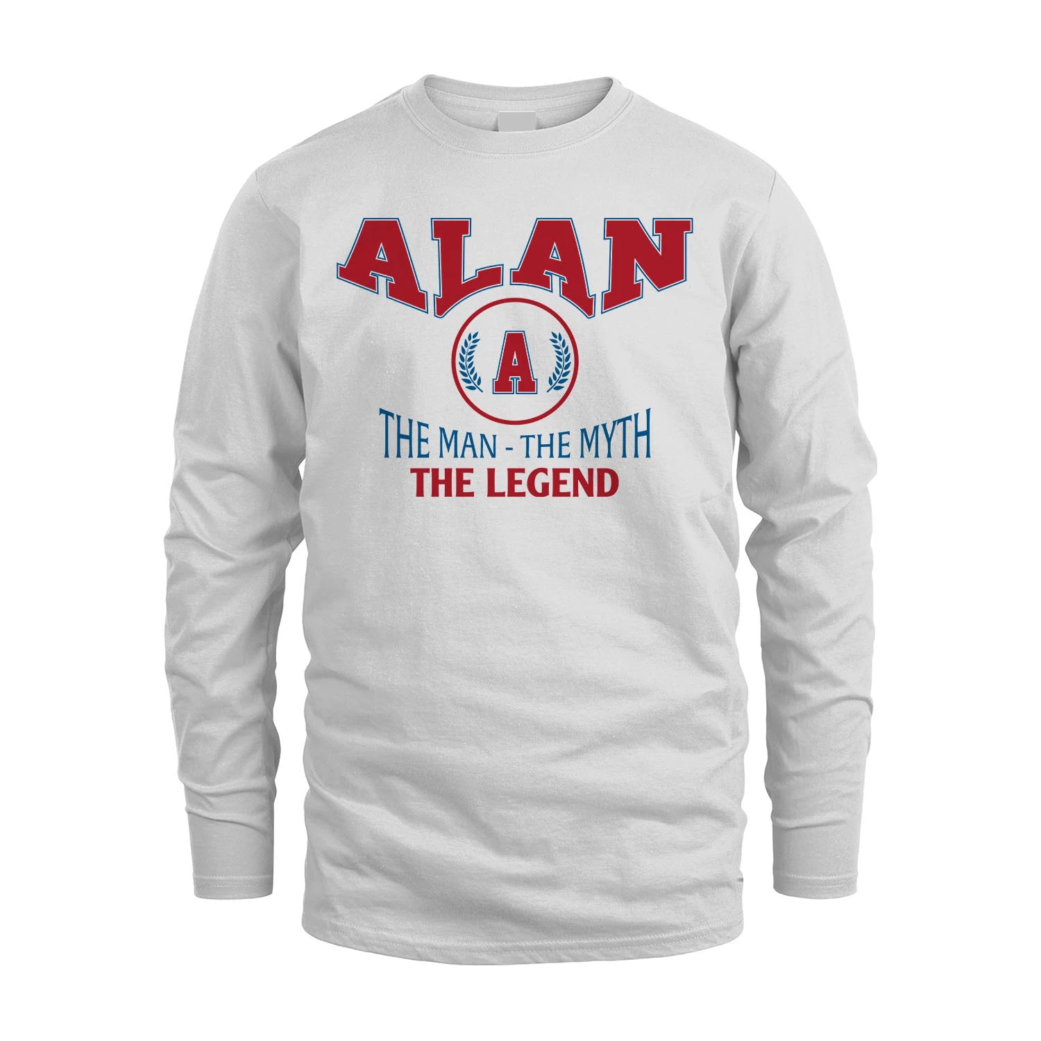 The Man The Myth The Legend Jet Style Shirt ALAN M1-9