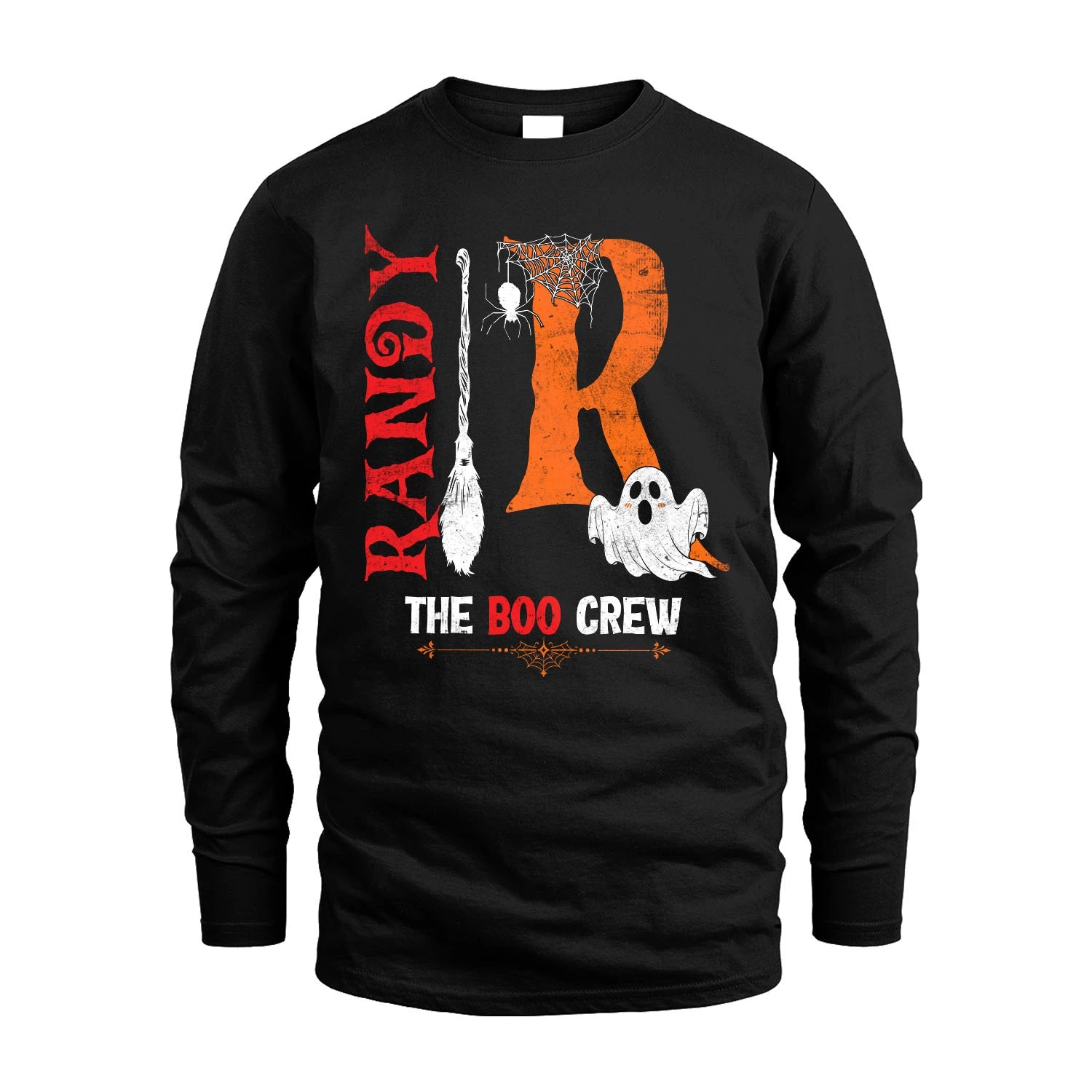The Boo Crew Halloween With Your Name Shirt RANDY M1-23