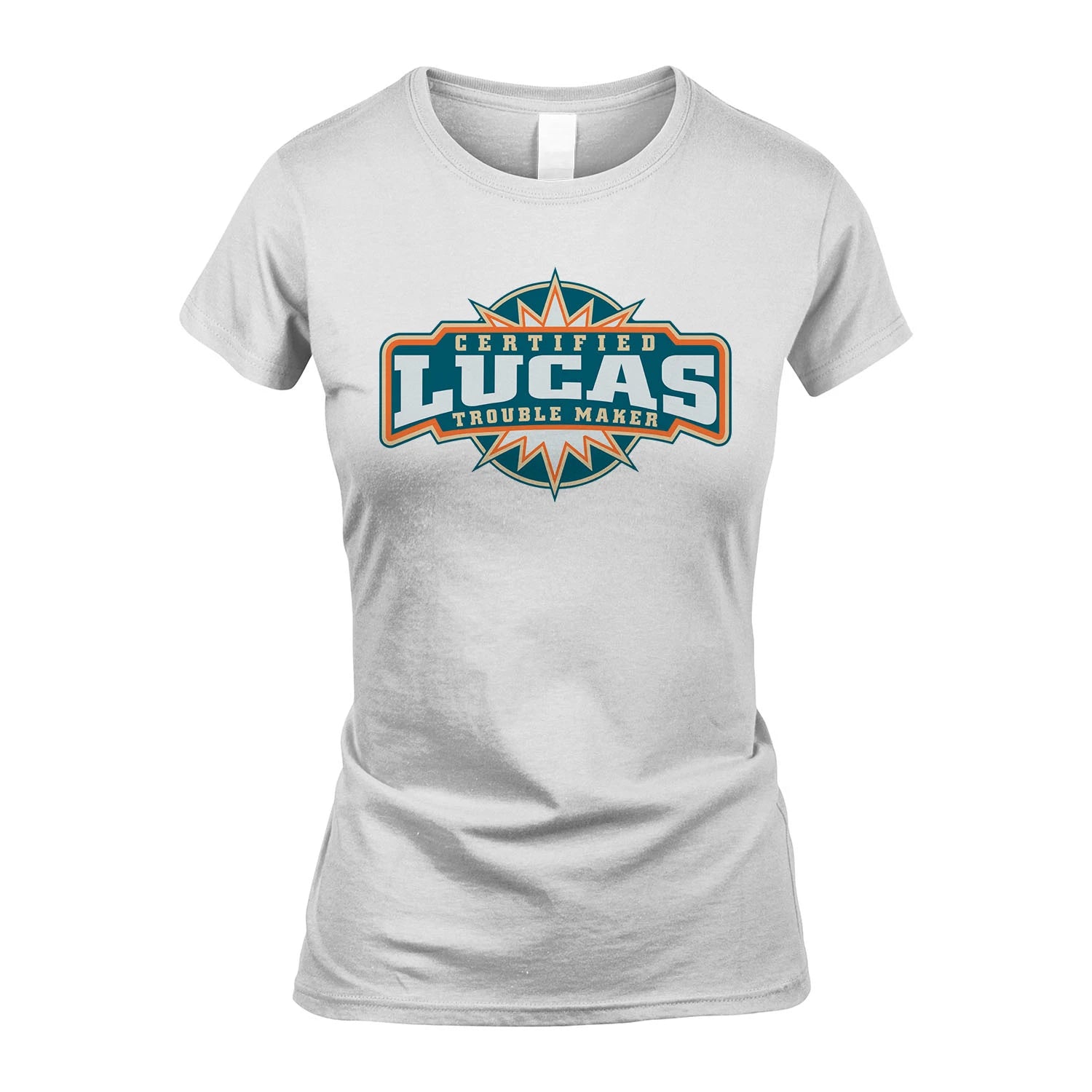 Certified Your Name Trouble Maker Shirt LUCAS M1-36