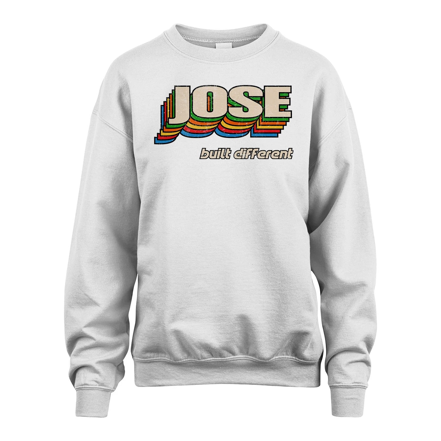 Your Name Built Different Retro Shirt JOSE M1-26