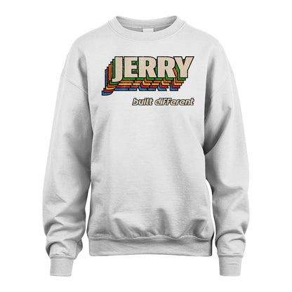 Your Name Built Different Retro Shirt JERRY M1-26