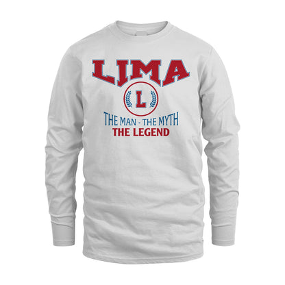 The Man The Myth The Legend Jet Style Shirt LIMA M1-9