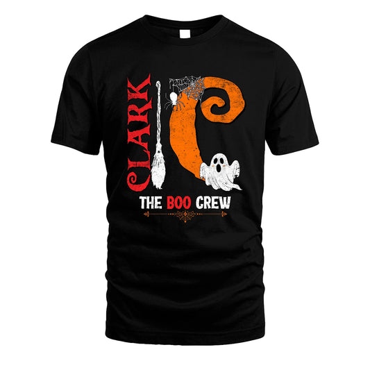 The Boo Crew Halloween With Your Name Shirt CLARK M1-23