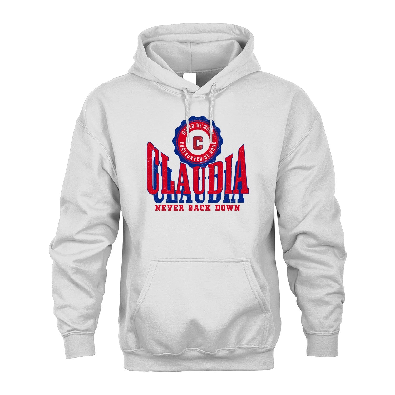 Your Name Never Back Down Shirt CLAUDIA M1-33