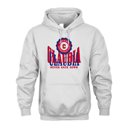 Your Name Never Back Down Shirt CLAUDIA M1-33
