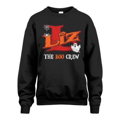 The Boo Crew Halloween Custom Name Shirt LIZ M1-22