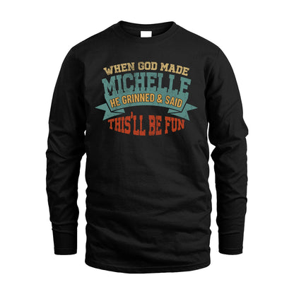 The Man The Myth The Legend Sporty Shirt MICHELLE M1-15