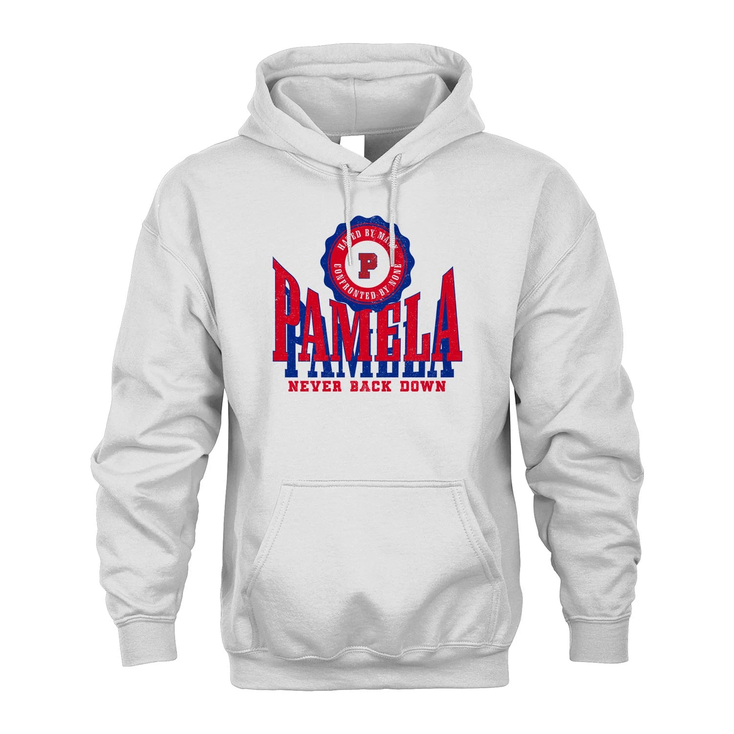 Your Name Never Back Down Shirt PAMELA M1-33