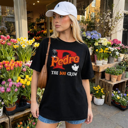 The Boo Crew Halloween Custom Name Shirt PEDRO M1-22