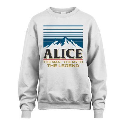 The Man The Myth The Legend Vintage Mountain Shirt ALICE M1-19