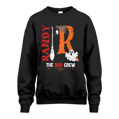 The Boo Crew Halloween With Your Name Shirt RANDY M1-23
