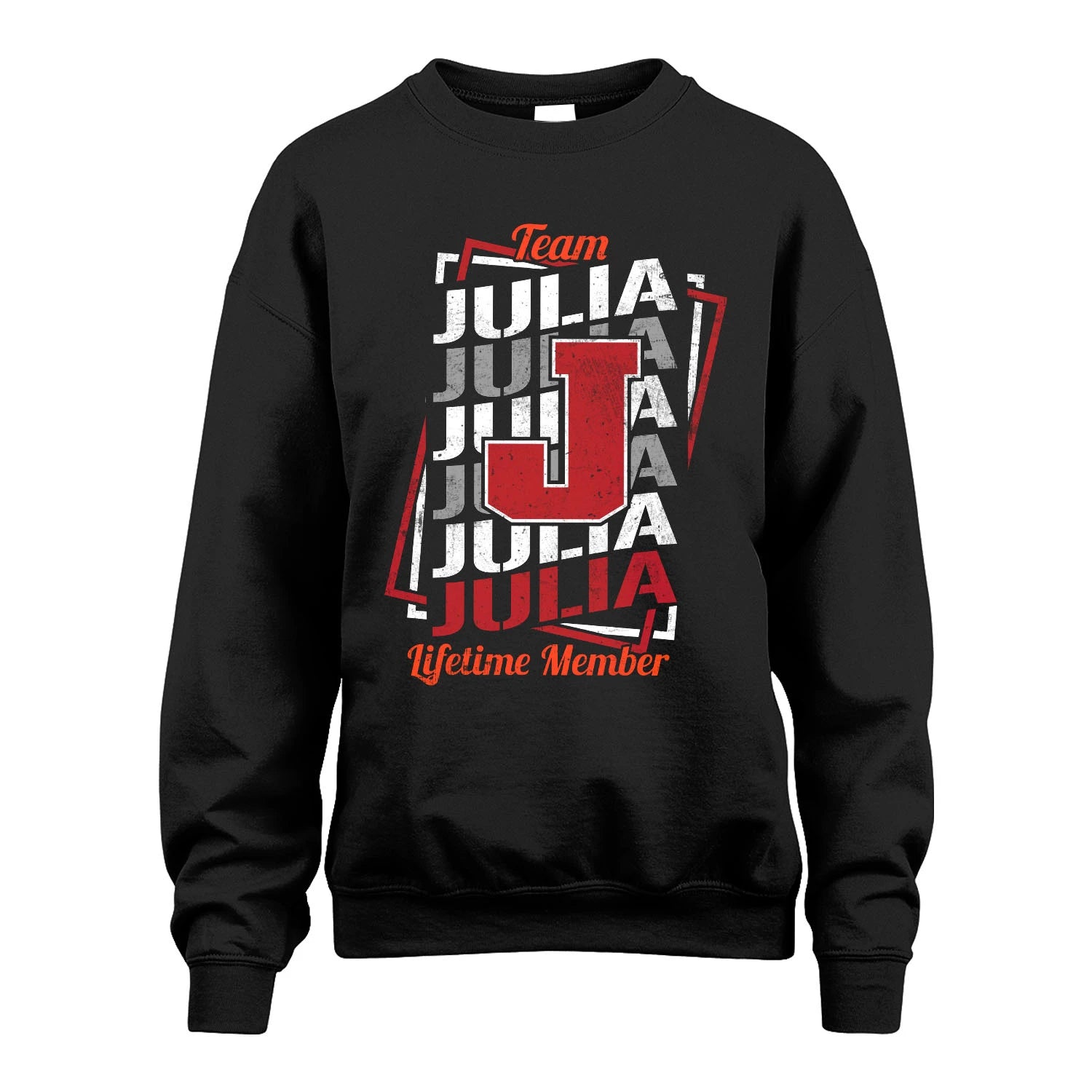 Team Your Name Lifetime Member Sporty Shirt JULIA M1-25