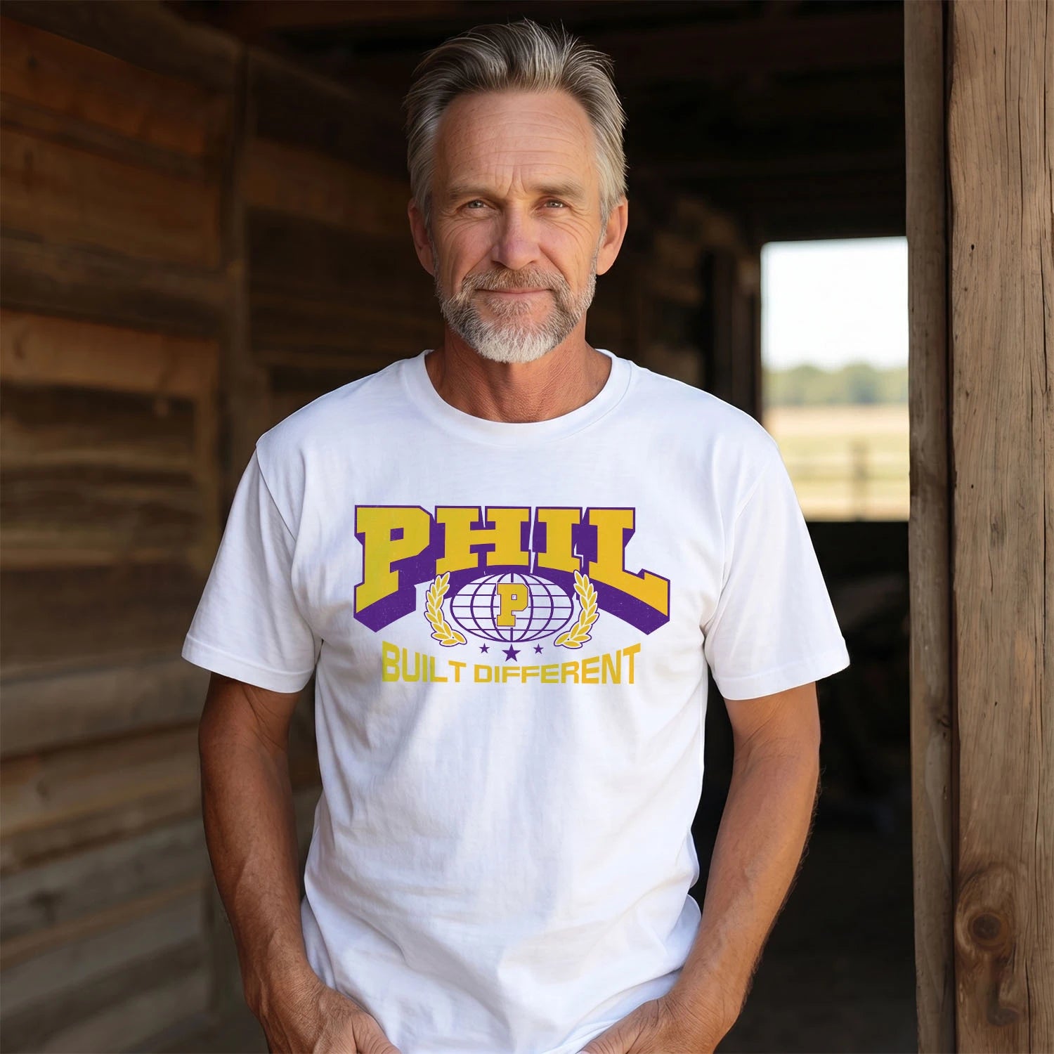 Your Name Built Different Sporty Shirt PHIL M1-32
