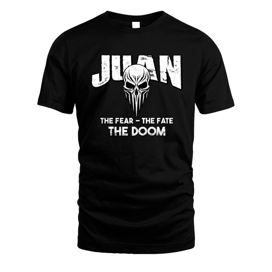The Fear The Fate The Doom Skull Shirt JUAN M1-39