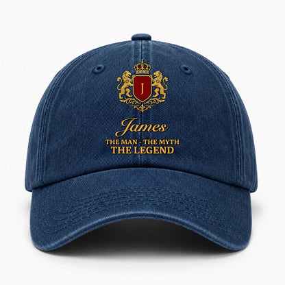 The Man The Myth The Legend Royal Blue Cap JAMES 13K1 C49PF