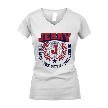 The Man The Myth The Legend Logo Shirt JERRY M1-30